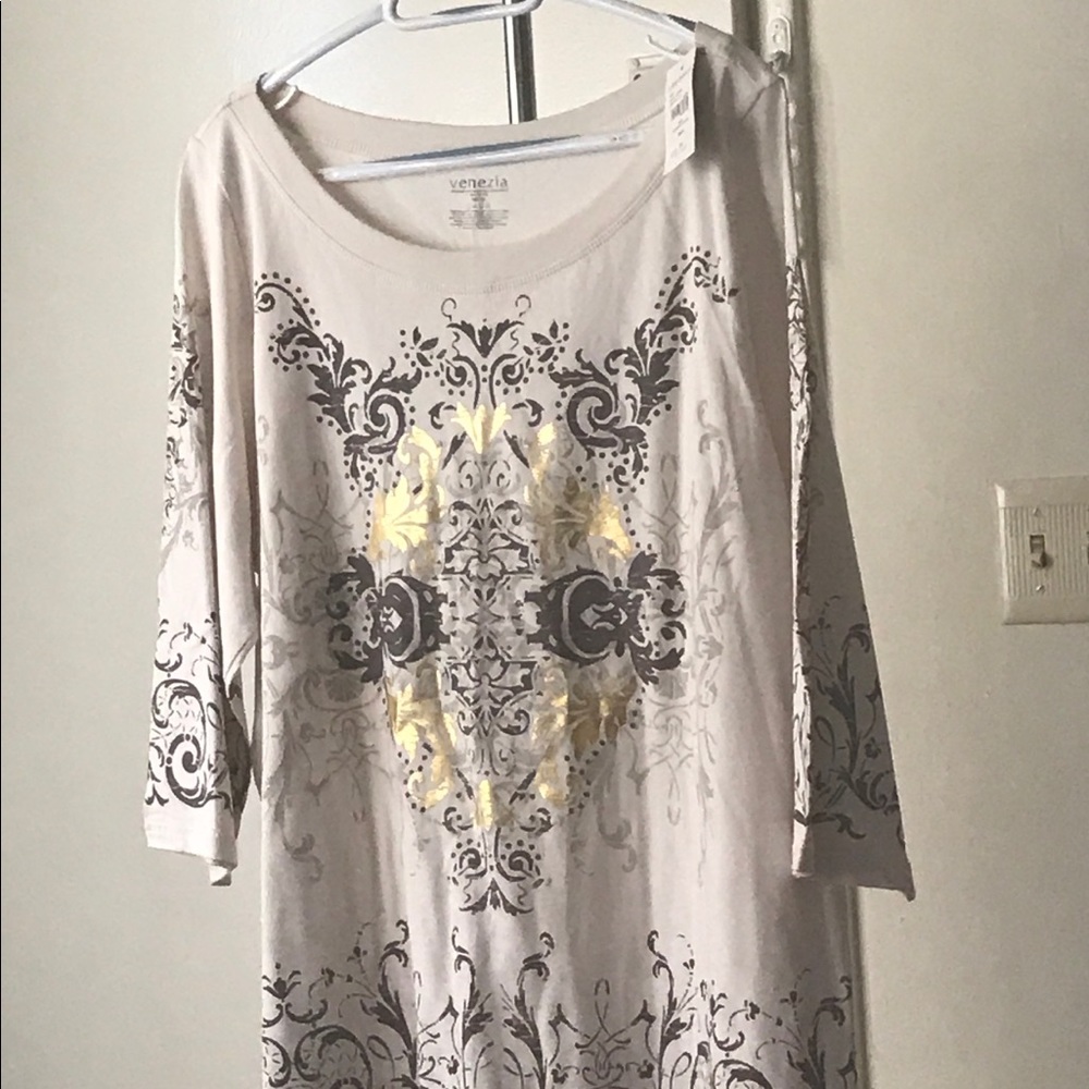 NWT LANE BRYANT  3/4 SLEEVE TOP